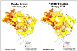 Monitor de Secas para o mês de Março de 2024