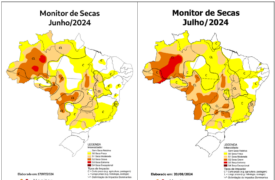 Monitor de Secas para o mês 07/2024