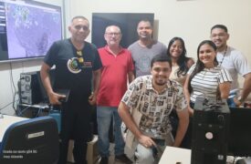 Alunos do Curso de GEOGRAFIA (EAD) UEMANET realizam visita técnica ao NUGEO